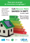 SAMEDI 24/09 : CAFE RENOVER MALIN A VILLIERS-SUR-ORGE