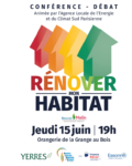 JEUDI 15 JUIN : CONFERENCE DEBAT RENOVER MON HABITAT A YERRES