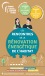 VENDREDI 01 et SAMEDI 02/12 : LES RENCONTRES DE LA RENOVATION ENERGETIQUE A LA MAISON DEPARTEMENTALE DE L’HABITAT